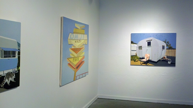 Installation View, 709 Penn Gallery, March 2 to April 13, 2012, Pittsburgh PA