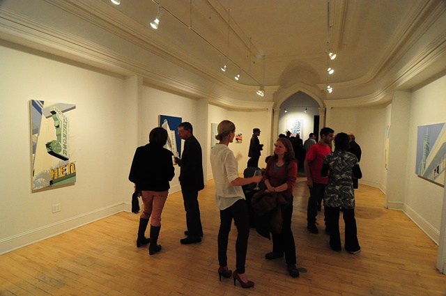 Installation view of "Vacated," at Gallery Page and Strange, Halifax, NS