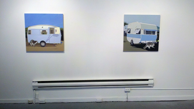 Installation View, 709 Penn Gallery, March 2 to April 13, 2012, Pittsburgh PA