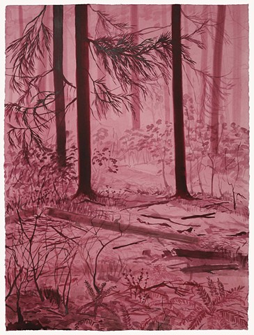 Untitled (pink forest)