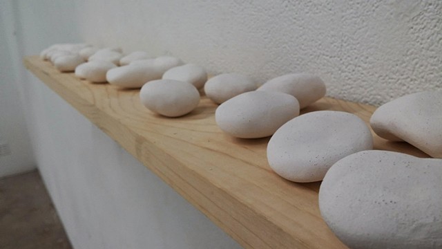 Untitled (Prototype for Self-portrait in the Form of White River Rocks)
