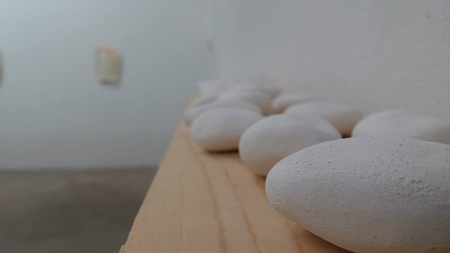 Untitled (Prototype for Self-portrait in the Form of White River Rocks)