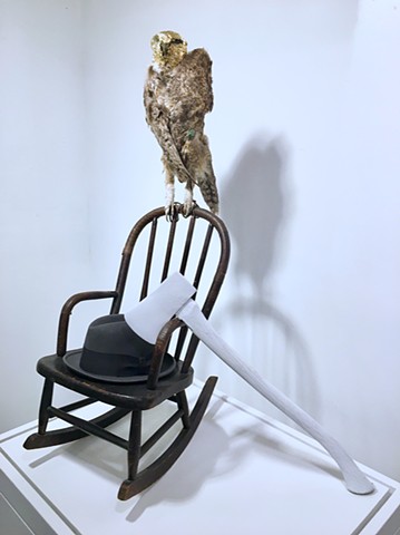 owl explains art to the headless living