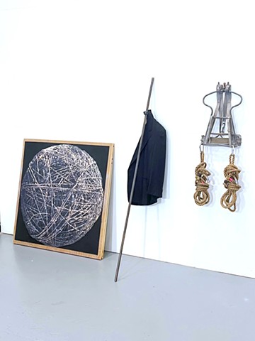 Â¡DARN! 2025 Installation view with object components â€“ various dimensions