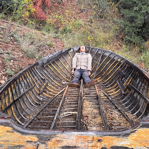 a fool and his boat roving the desert