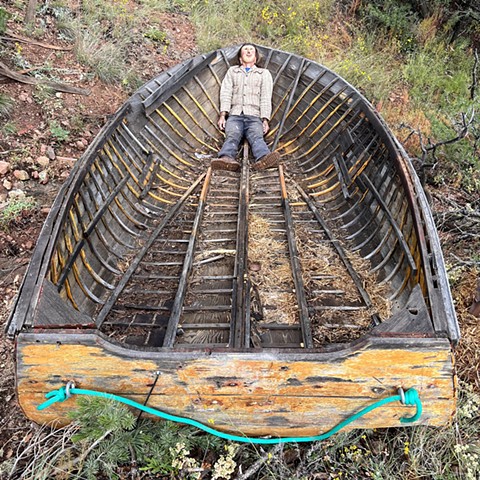 a fool and his boat roving the desert