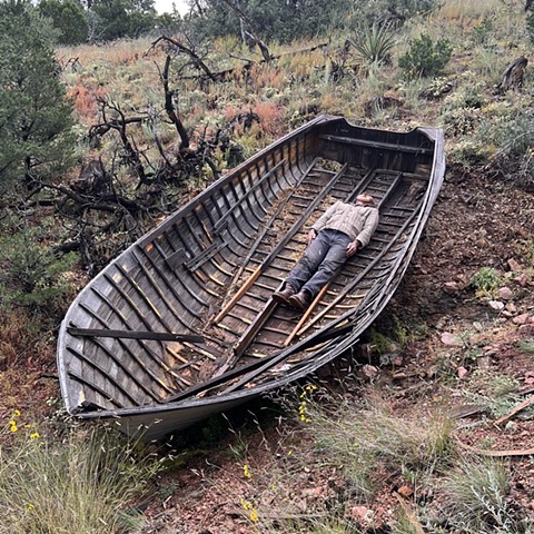 a fool and his boat roving the desert