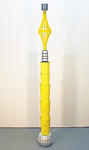 Yellow Mobile Tower