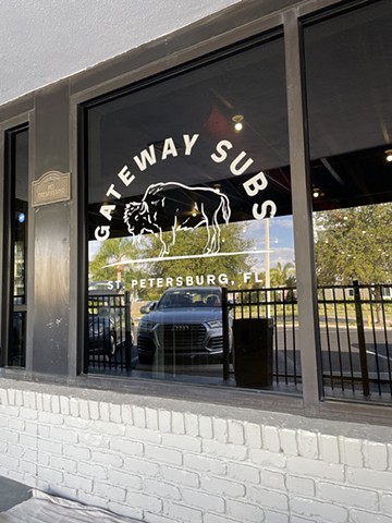 Gateway Subs Glass Painting  