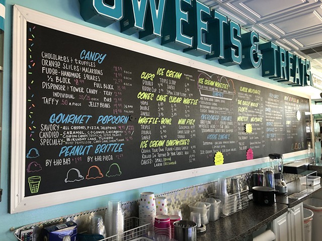 Chalkboard Menu at Yo! What's Your Scoop? - Video