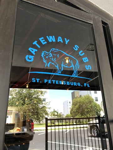 Gateway Subs Glass Painting 