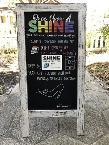 Once Upon A Shine Chalkboard