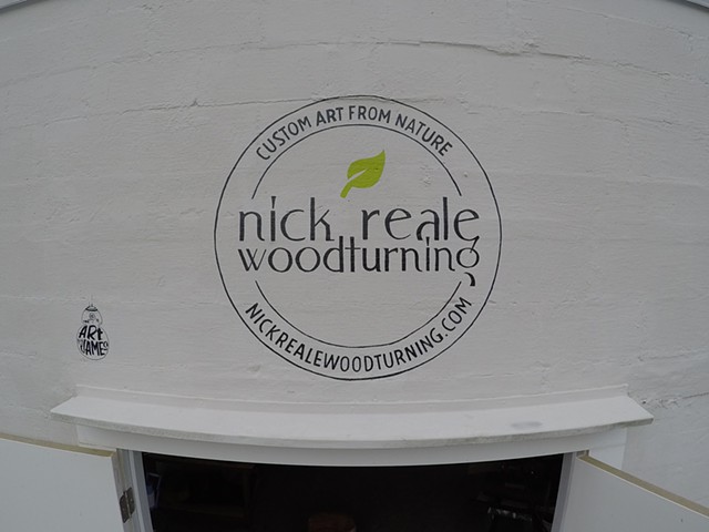 Video - Logo Painting for Nick Reale Woodturning