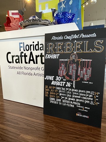 Florida CraftArt Gallery Sign