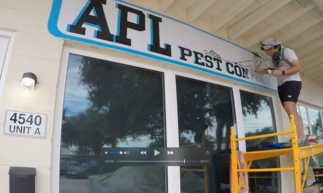 APL Pest Control Sign