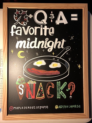Favorite Midnight Snack Sign