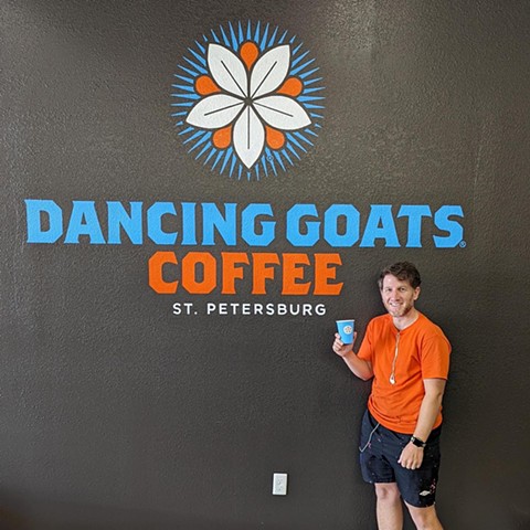 Dancing Goats Coffee Mural