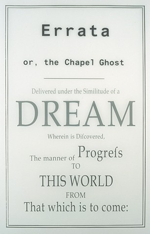 Errata or, the Chapel Ghost