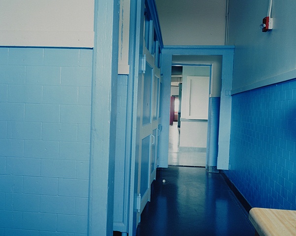 Bathroom, Harrold School, Closed 2009, Harrold, South Dakota 2010
