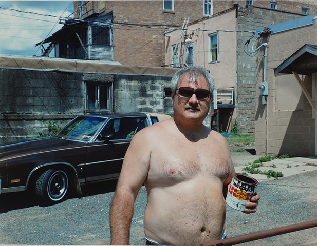Man with Rustoleum, Chisholm, Minnesota 1986