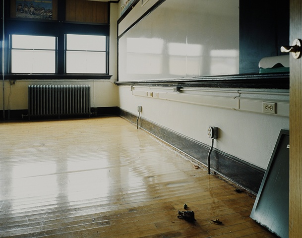 Classroom, Harrold School, Closed 2009, Harrold, South Dakota 2010