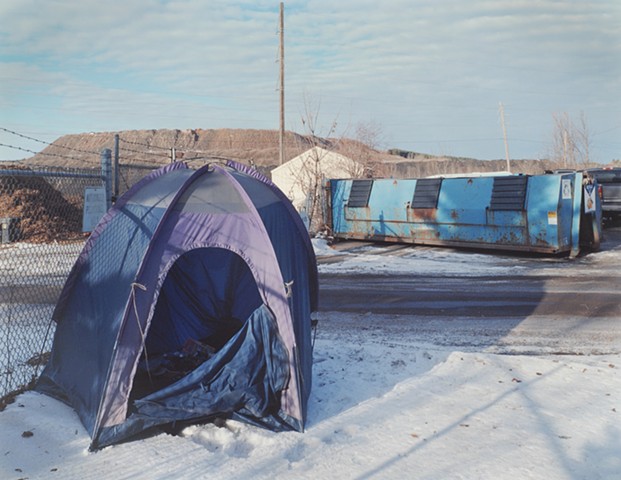 Tent, From Recycling Center, Eveleth, Minnesota 2014