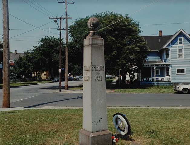 Four Freedoms Monument, Tremont Neighborhood, Cleveland, Ohio 1987