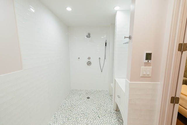 master bath shower area