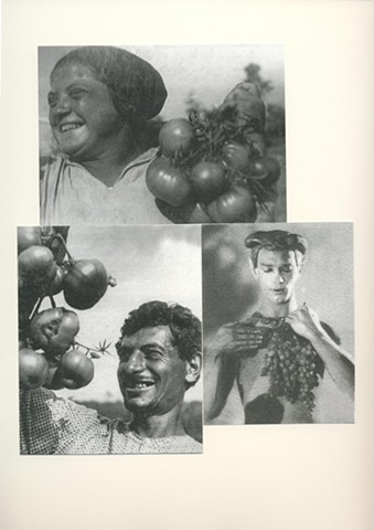 Pleshka-Birobidzhan #14,collage on paper, 9x12
