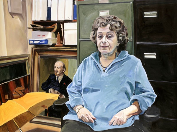 Yevgeniy Fiks: Portrait of Esther Morose, Communist Party USA
