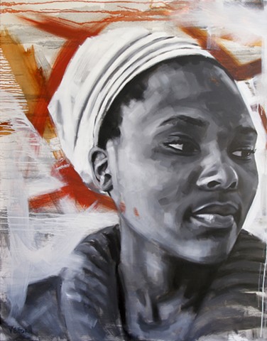 Luke Vehorn Original Oil Painting Contemporary Portrait South Africa Redux Charleston Queenstown