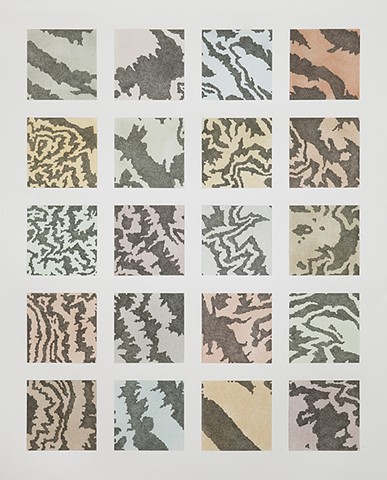 Death Valley Contour Drawings 2015