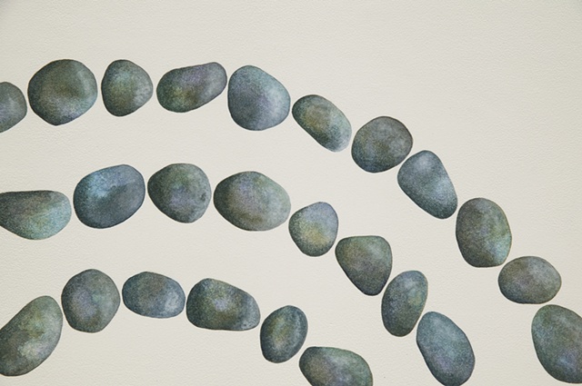 3 Concentric Pebble Rings (Detail)