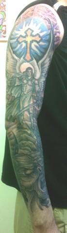 demon vs angel sleeve