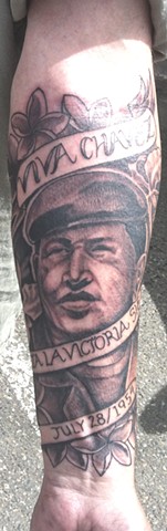 Manuel Noriega half sleeve