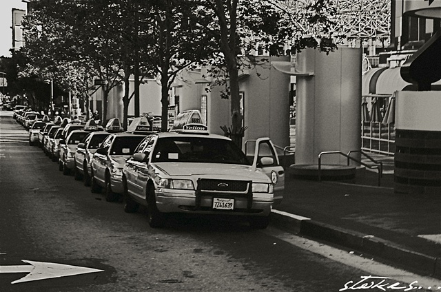 taxi line