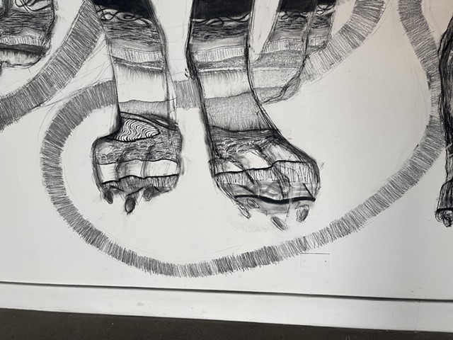 Wolf Legs/Patas de Lobo (detail)