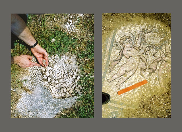 Mosaics at Ostia Antica, Italy