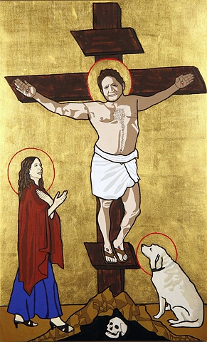 Dad (Crucifixion, with Lesli and Gussie)