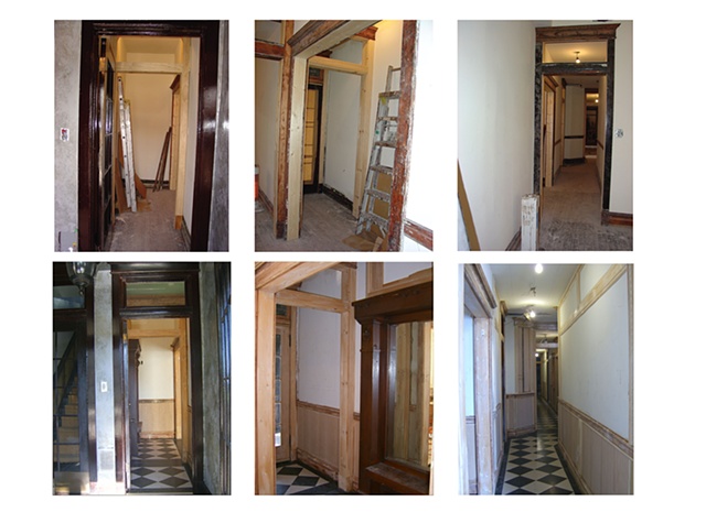 ENTRY HALL & GALLERY

 Photographs
(Before / Progress) 