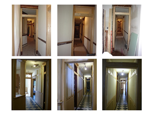 ENTRY HALL & GALLERY

Photographs
(Before / Progress) 