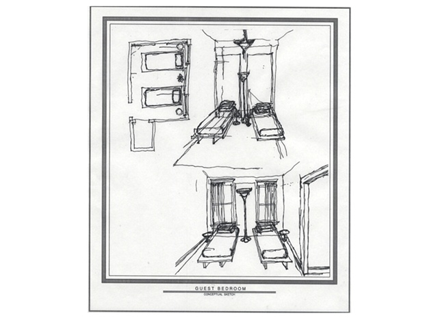 DESIGN DRAWING

Freehand Design Sketching
(floor plans, elevations, sections, perspectives, details) 
