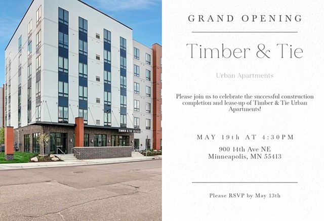 Timber and Tie Apartments Reception