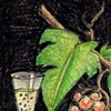 Still Life with Fruit and Wine Flute
