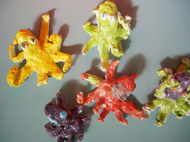 Colorful octopuses!