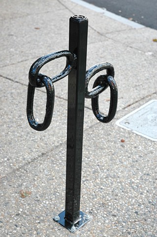 Anchor Chain Bike Rack for the Town of Warren, RI
