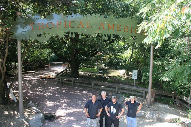 Tropical America Sign for Roger Williams Park Zoo