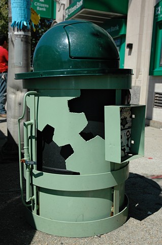Machine Trash Can for Olneyville Square