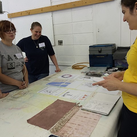 Instructor, One Week Workshop, Maps, Charts and Diagrams, Arrowmont, Tennessee