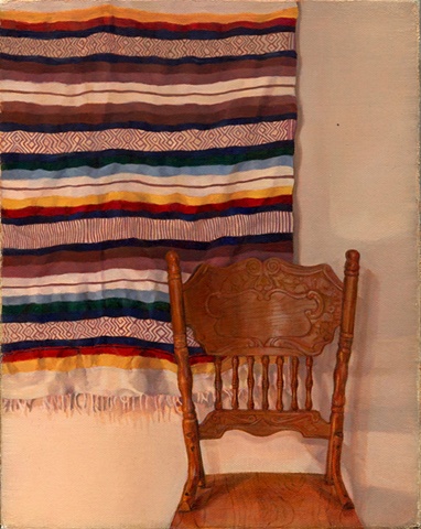 Chair with Blanket